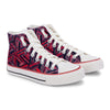 Crowcia London Red Knight Design High Top Sneakers