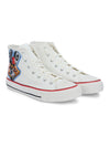 Crowcia London Rock Star Design High Top Sneakers