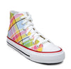 Crowcia London Scottish Spring Design High Top Sneakers