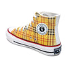 Crowcia London Scottish Tart Design High Top Sneakers