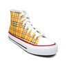 Crowcia London Scottish Tart Design High Top Sneakers