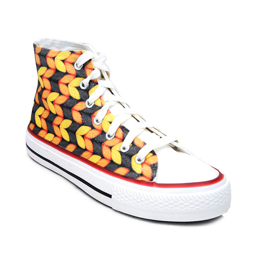 Crowcia London Spring Start Design High Top Sneakers