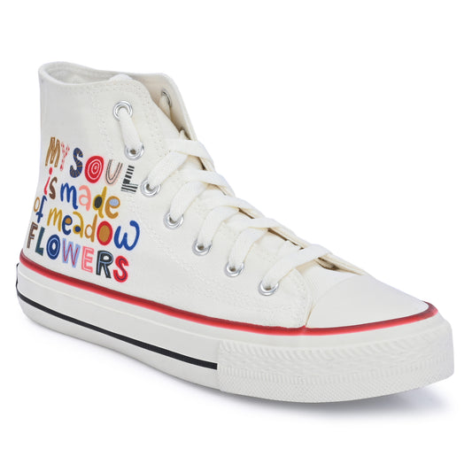 Crowcia London Soulful Design High Top Sneakers