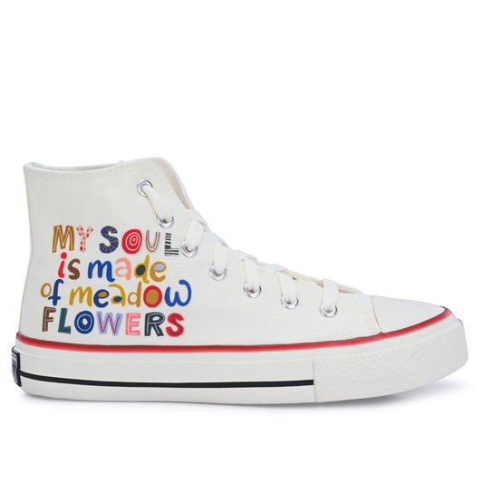 Crowcia London Soulful Design High Top Sneakers