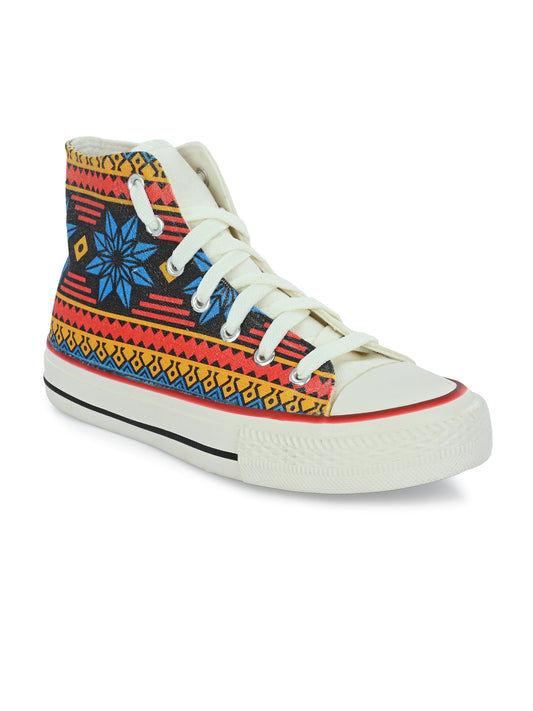 Crowcia London Starlight Design High Top Sneakers