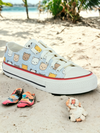 Crowcia London Teddy Bear Design Low Top Sneakers