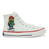 Crowcia London Teddy Party Design High Top Sneakers