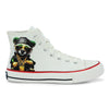 Crowcia London Teddy Zillion Design High Top Sneakers