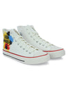 Crowcia London Train Hard Design High Top Sneakers