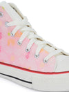 Crowcia London Tribal Pink Design High Top Sneakers