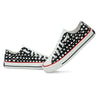 Crowcia London White Hole Design Low Top Sneakers