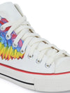 Crowcia London Wings Design High Top Sneakers