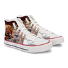 Crowcia London Yama's Demon Design High Top Sneakers