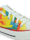 Crowcia London Yellow Design Low Top Sneakers