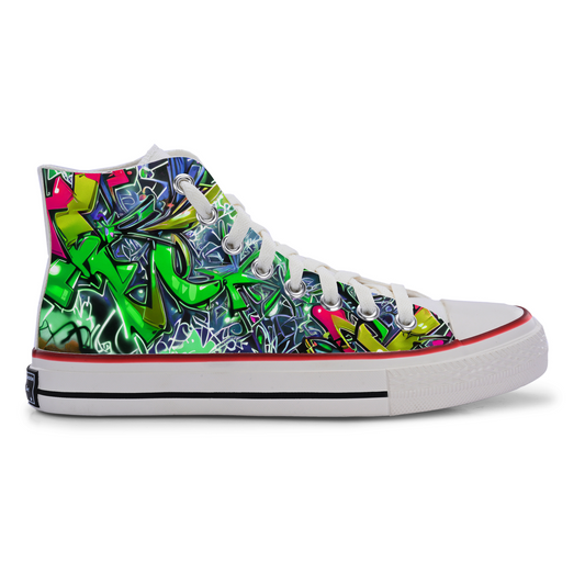 Crowcia London Forest Flash High Top Sneakers