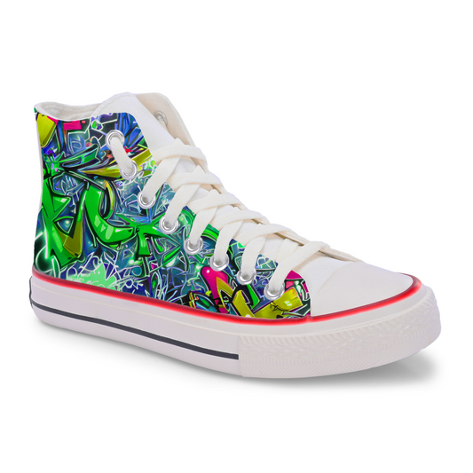 Crowcia London Forest Flash High Top Sneakers