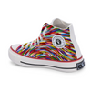 Crowcia London Illusion Design High Top Sneakers