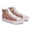 Crowcia London Illusion Design High Top Sneakers