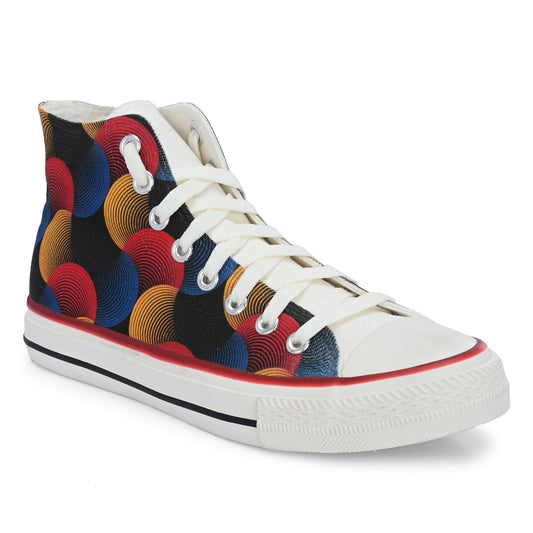 Crowcia London Semisphare Design High Top Sneakers