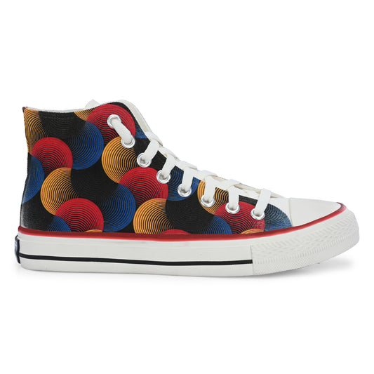 Crowcia London Semisphare Design High Top Sneakers