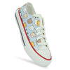 Crowcia London Teddy Bear Design Low Top Sneakers